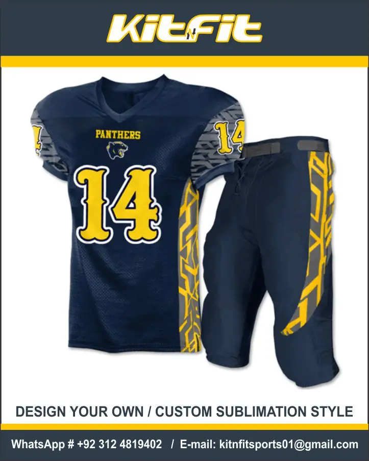 american football uniform names