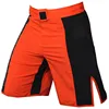 Custom Orange black mma fighting shorts 100% polyester micro fiber fabric professional mma fighting shorts muay thai kick boxing
