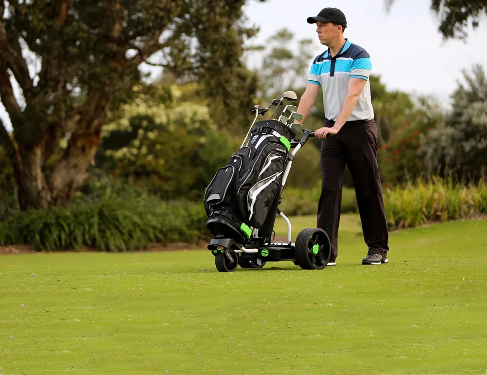 
Amphibian Fully Waterproof & Full Suspension Electric Golf Trolley 