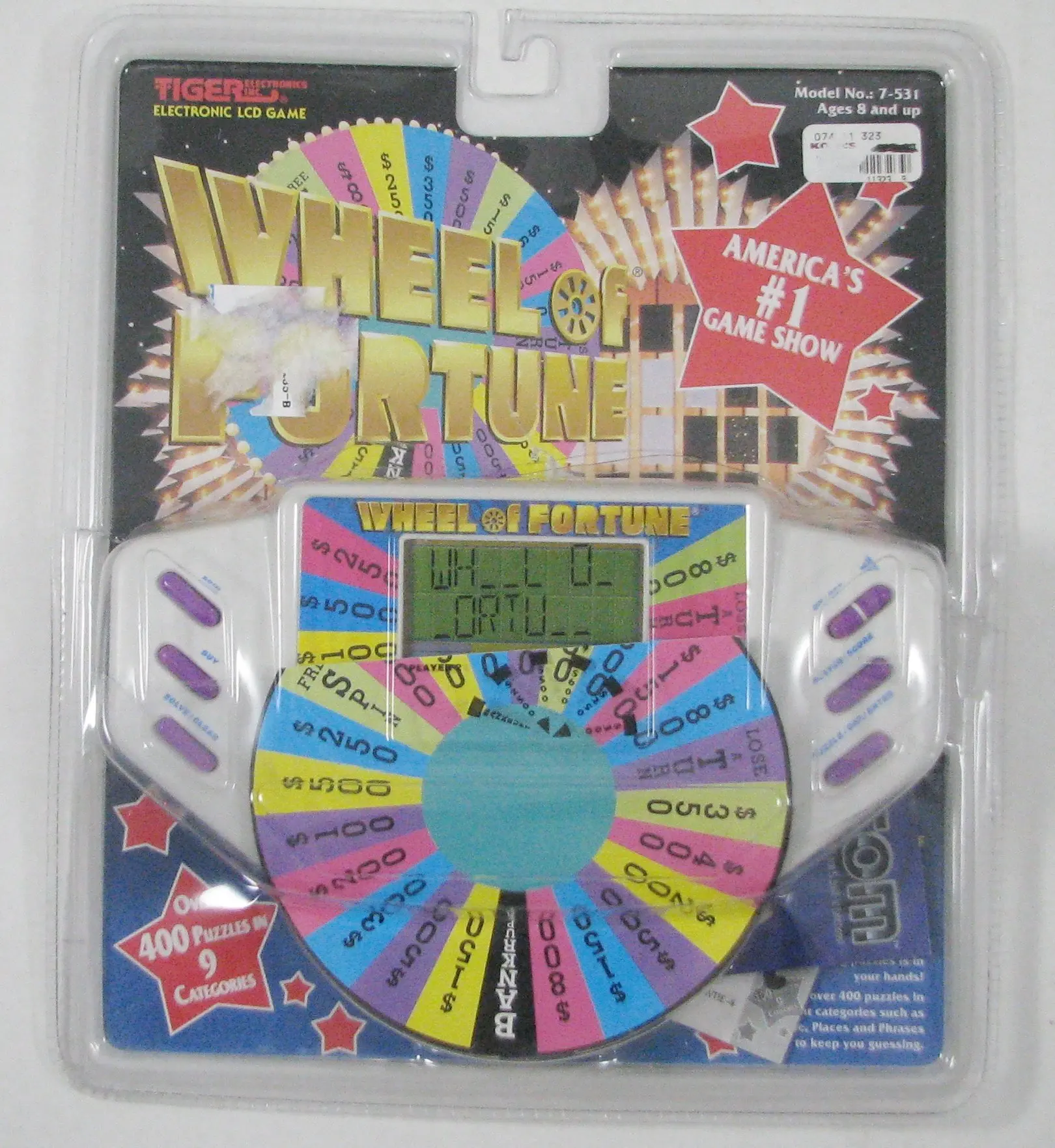 Wheel Of Fortune Cartridge #6 Tiger Electronics