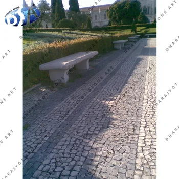 Pink Marble Backless Garden Bench Seat Buy Marble Garden