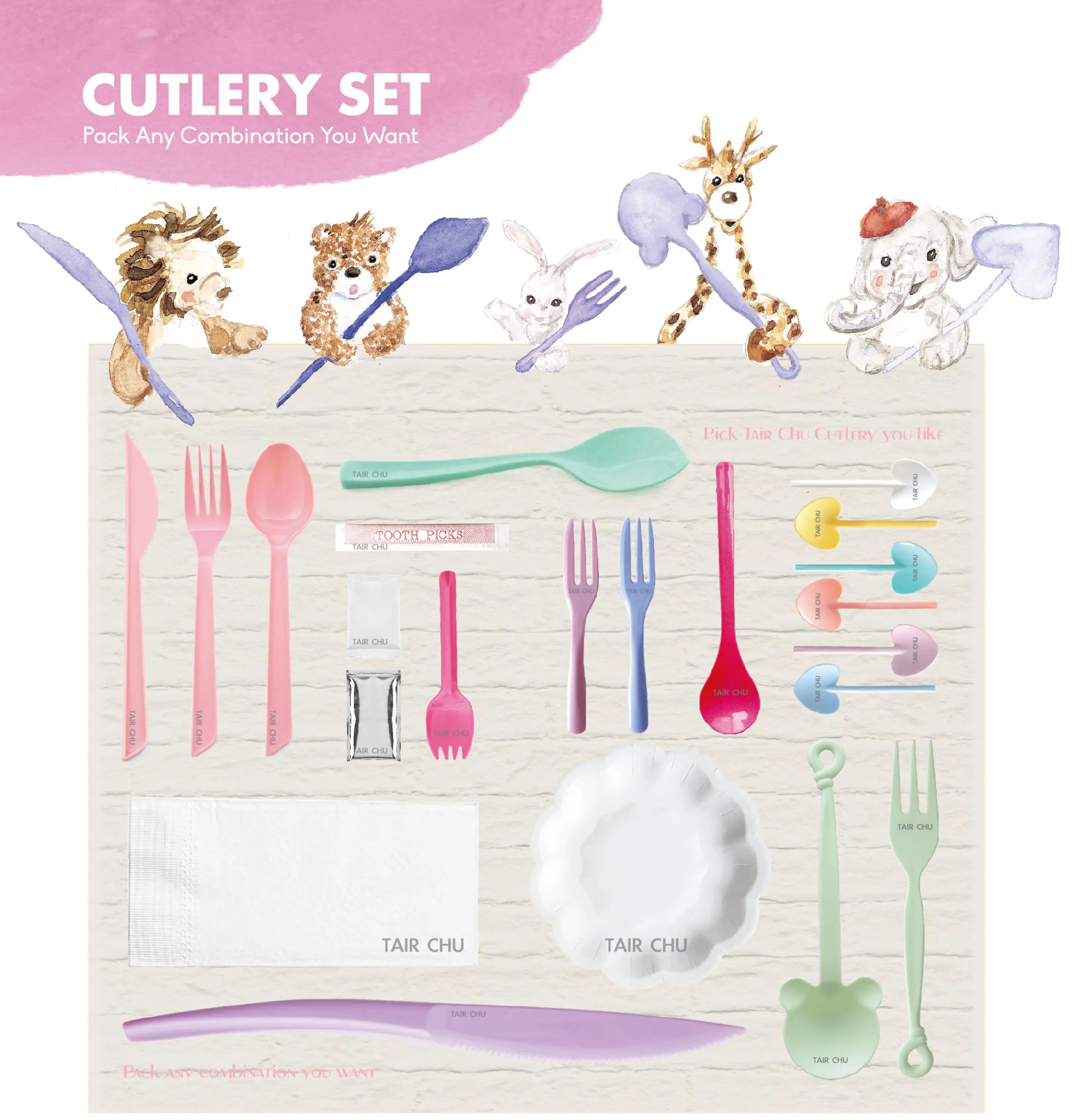 Disposable Wrapped Cutlery