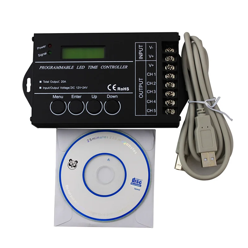 TC420 RGB LED Controller - 5 Channel, 20A Programmable