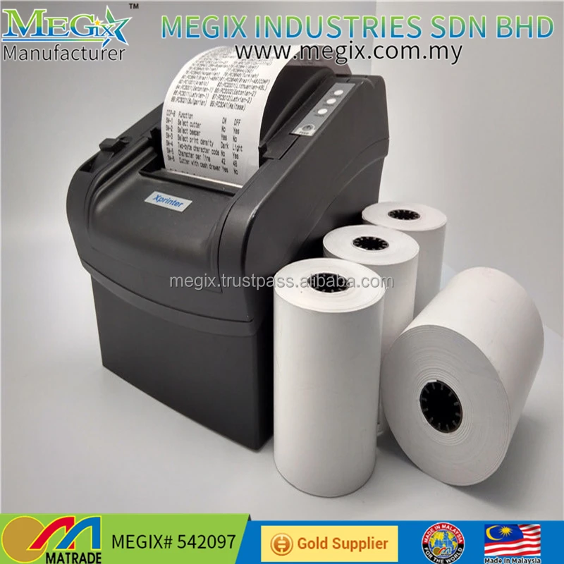 
thermal paper rolls for 80X80mm 80X70mm 57x50mm with premium quality 