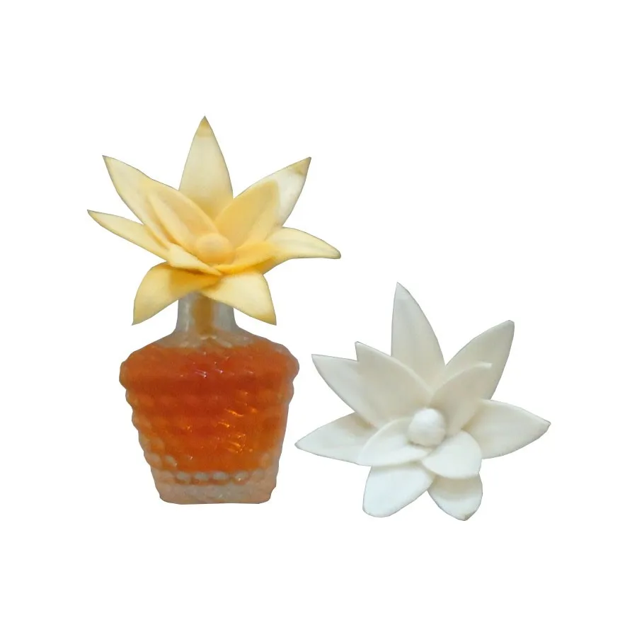top selling balsa wood designer white natural color sola flower