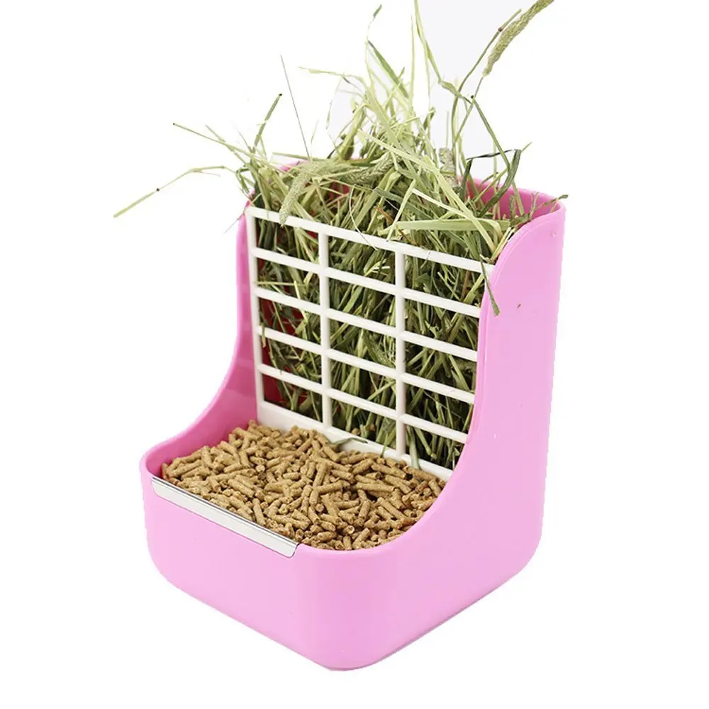 Buy Rabbit Feeders Hay Food Bin Feeder Grass And Food Double Use
