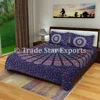 Mandala bed throw with pillow covers indian tapestry bed sheet bedding set