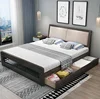 Nordic Solid Wood Double Bed