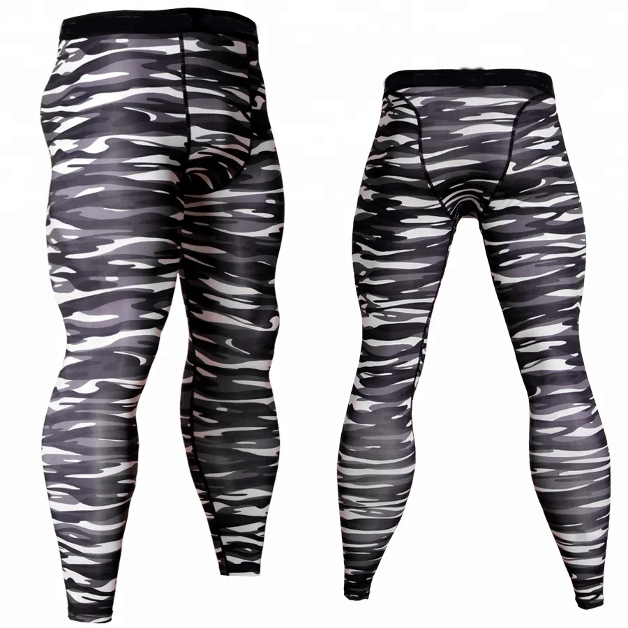 camouflage running tights