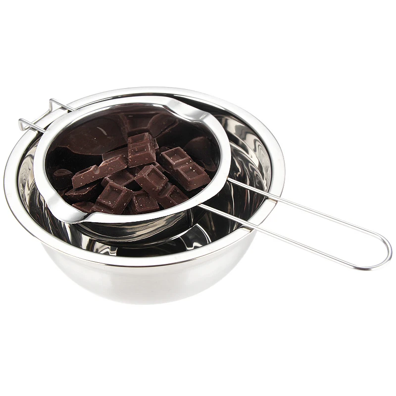 

Heat-resistant Handle Stainless Steel Baking Tools Chocolate Butter Milk Melting Pot, Customized