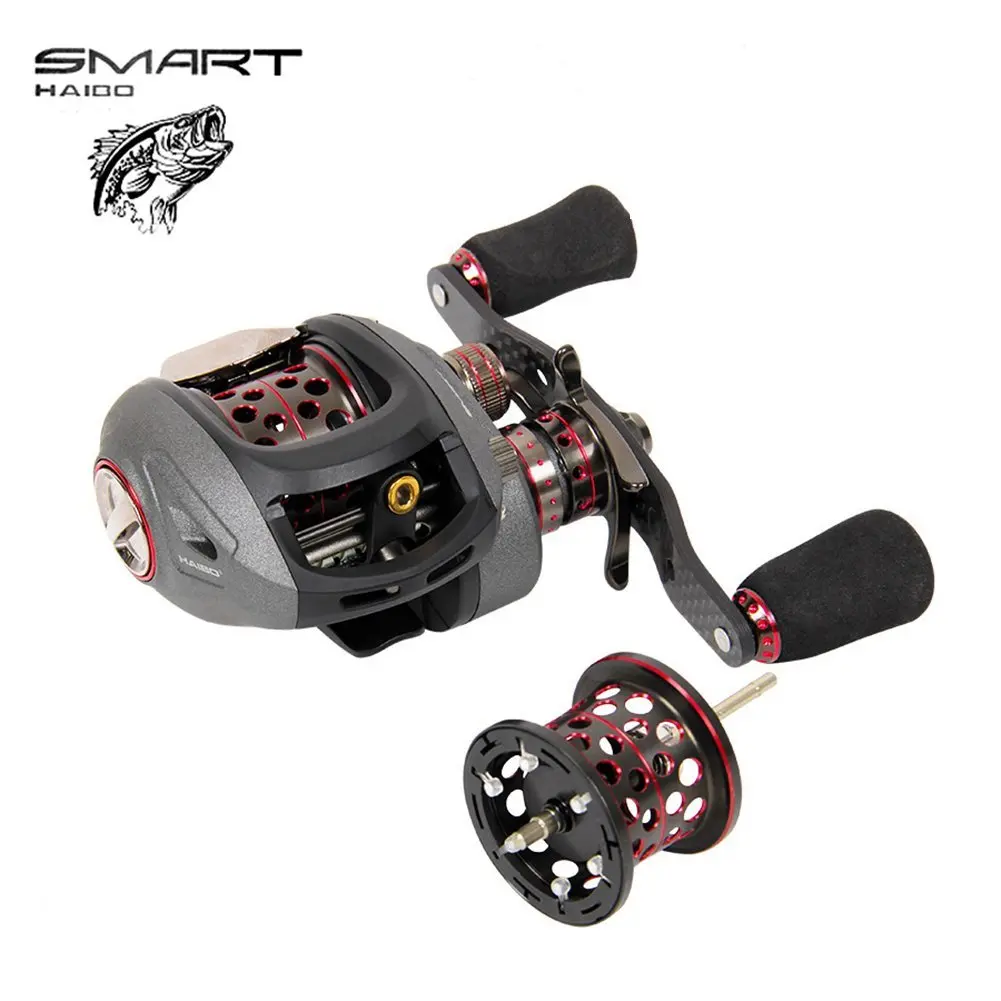 Buy KMBEST Baitcasting Reels,Low Profile Baitcaster Reels Dualbrake