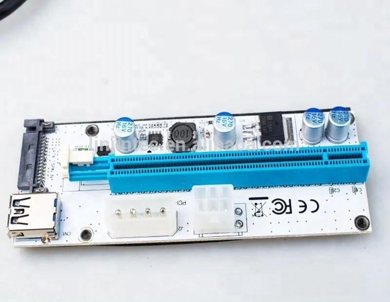 

008s new pcie riser pcie 1x to 16x adapter usb 3.0 cable for Bitcoin, N/a