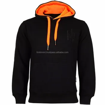 black sports hoodie