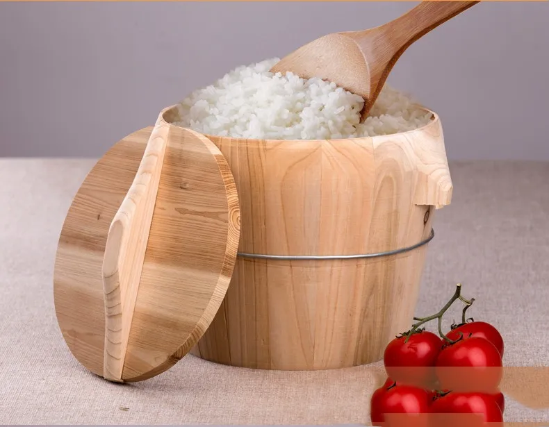 Handmade Cedar Wood Sushi Rice Bucket Buy Rice Barrel,Rice Bucket