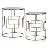 Mirage Nesting Tables with mirrored top