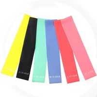

2019 factory hot sale gym elastic leg latex glute resistance band set of 6 for yoga