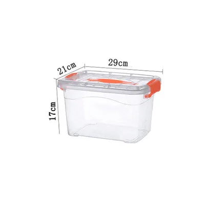 
400827 Large stackable clear pretty containers plastic storage boxes with lids 