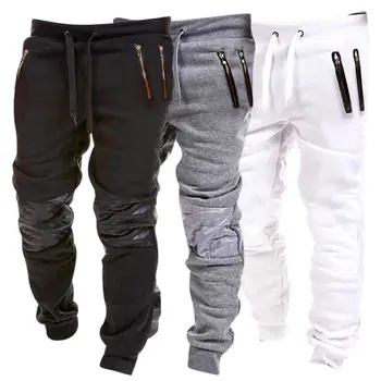 Men's Long Athletic Casual Sports Pants Slim Fit Jogger Running Gym ...