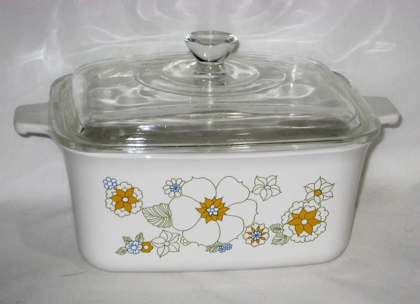 P-4-B Vintage Corning Ware 1.5 Quart Casserole Dish With Lid Casserole ...