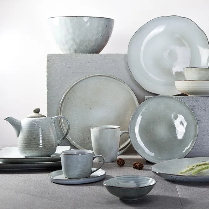 product-Porcelain Plates For Restaurants Matt White Hotel Serving Platter, Cheap White Dinner Plates-1