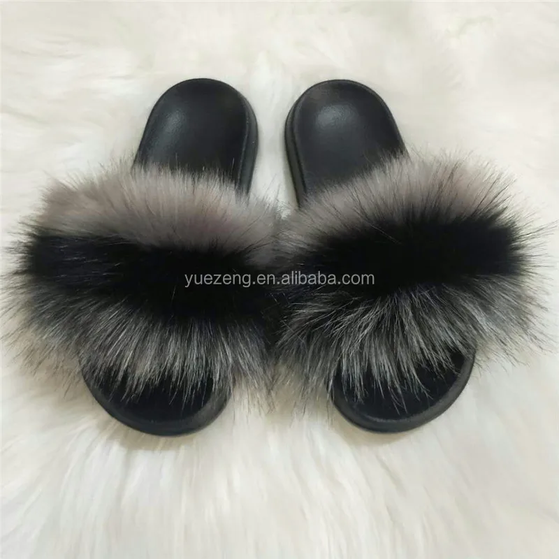

women fur hot selling slipper shoes