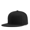 wholesale Amazon high quality 100% polyester hip-hop hats blank plain snapback caps
