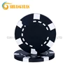 11.5g 2-Tone 6-Spot Plain Poker Chip for Custom Printing