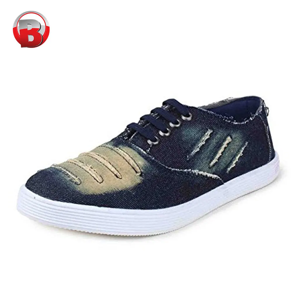 custom denim shoes