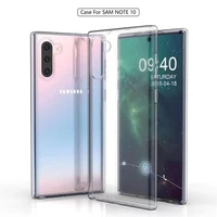 

2019 Ultra Hybrid Super Thin Cryster Clear Soft TPU Phone Case Note 10 Plus Cover for Samsung Galaxy Note 10 Case