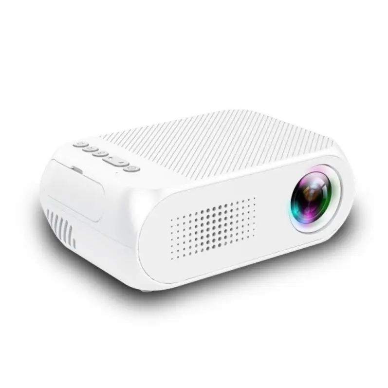 

Mini Smart Pocket Home Cinema Movie Video Projector YG320, White