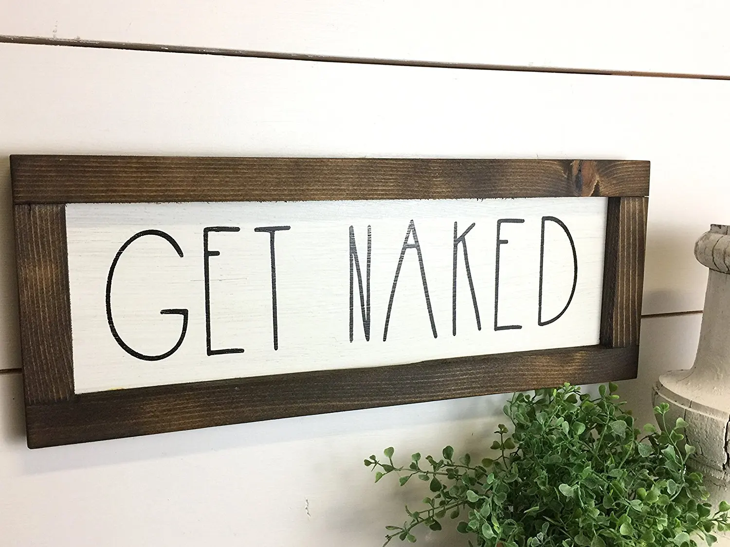 Buy Get Naked Bathroom Signs Bathroom Decor Rustic Bathroom Sign Bathroom Wall Art Bathroom Decor Wood Signs Framed Signs Shabby Chic Decor In Cheap Price On M Alibaba Com