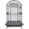black powder coated bird cage