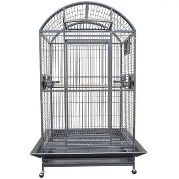 Image showcasing Black Powder Coated Bird Cage - Buy Black Powder Coated Bird Cage ...