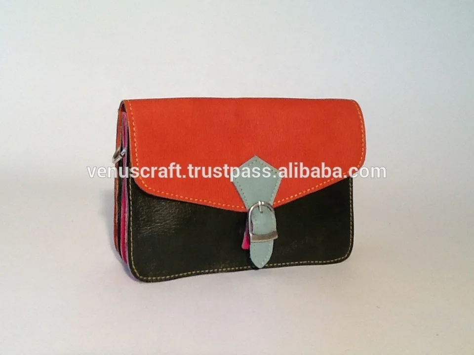 New Fashion Multi Color Leather Messenger Bag Buy Multi Color Bag