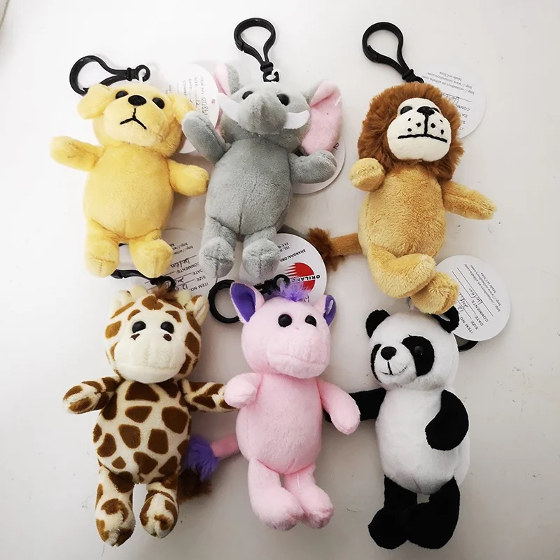 Cheap Custom Cute Soft Stuffed Furry Animal Doll Plush Toy Keychains ...