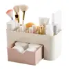 2019 Plastic Desktop Makeup Organizer Drawer Type Cosmetic Display Storage Display Box for Brush Pen Jewelry Organizer