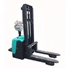 Double Fork Hydraulic Manual Forklift Pallet Stacker / Industry Mechanical Adjustable Fork Hand Pallet Jack