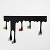 Finely Processed Liquid Design 6 Hooks Wall Mounted