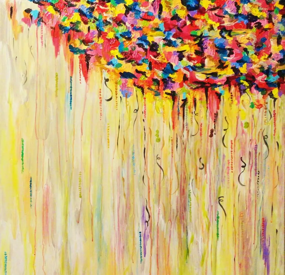 Canvas Art Modern Bruce Lee Pictures Paintings with Texture