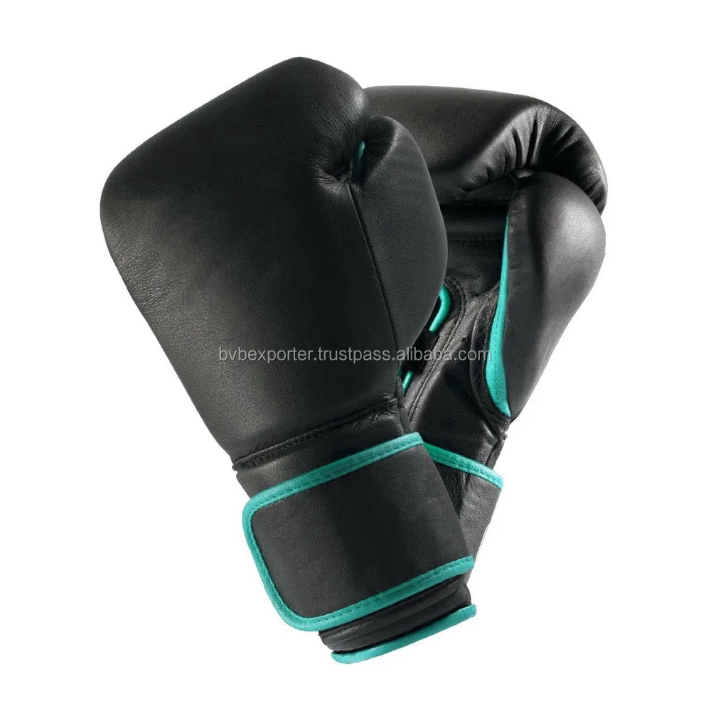 High Quality Cowhide Leather Competition Lace Up Boxing Gloves With