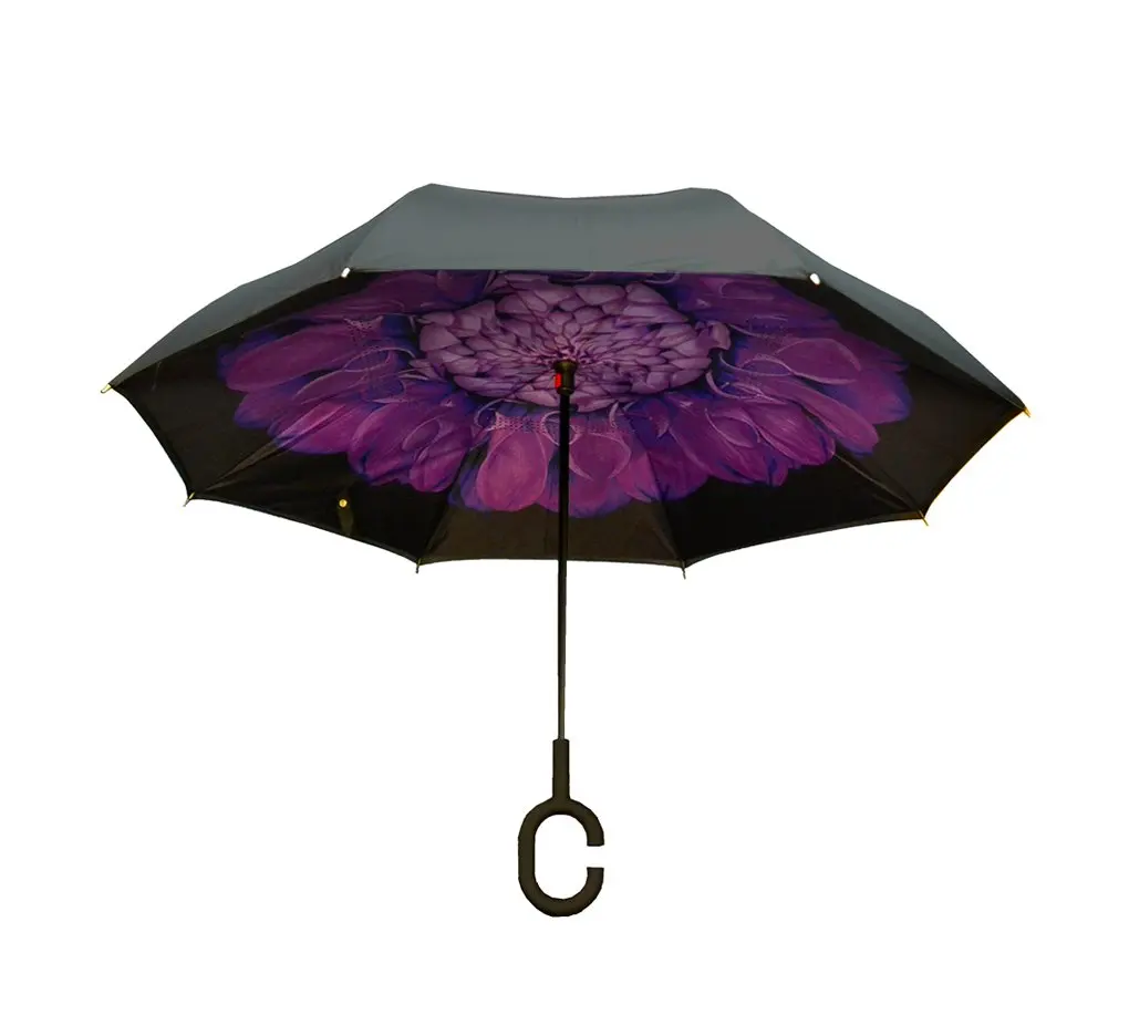 Plum Purple CLEARANCE 16 Panel Wedding Umbrella Factory 2nd