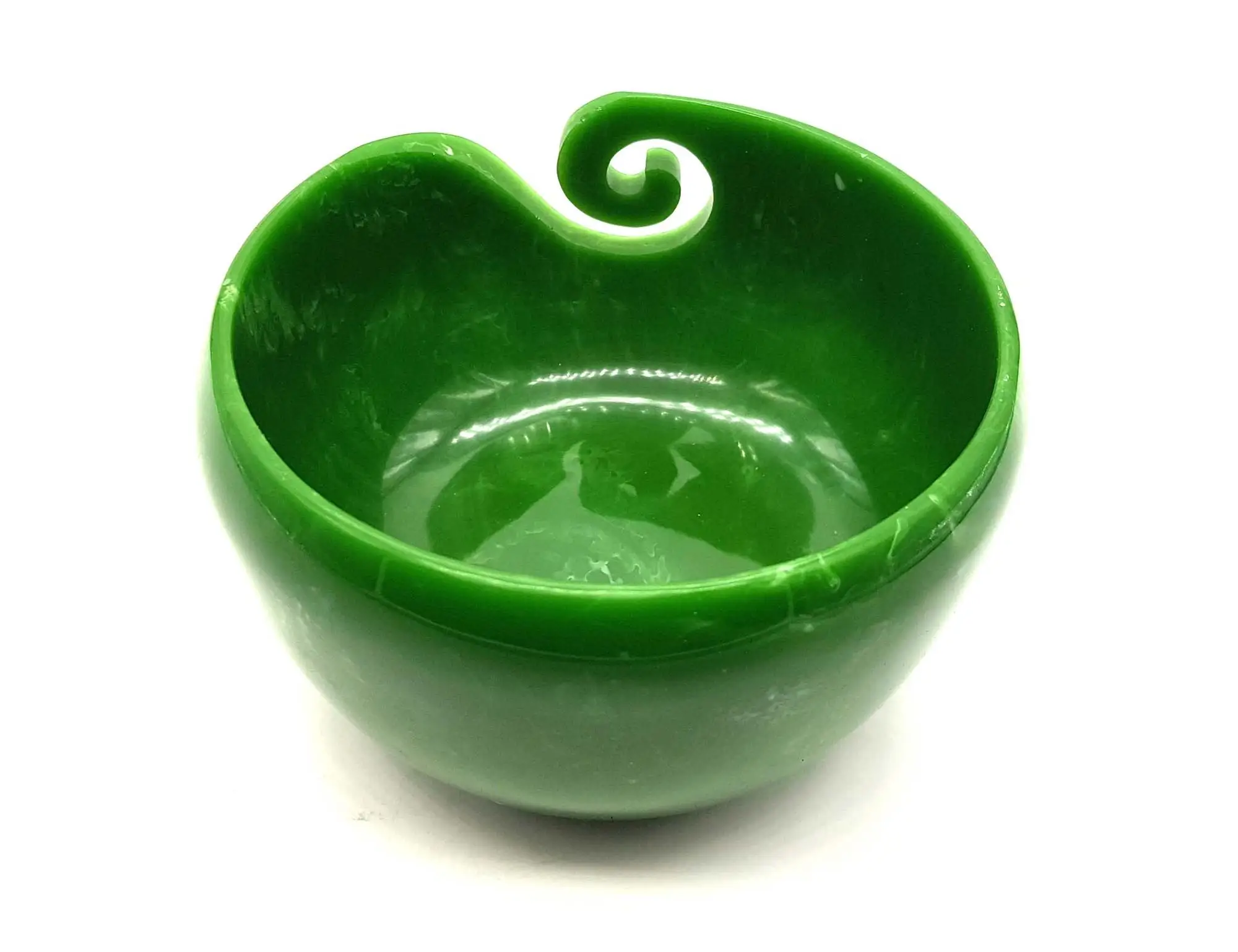 New Design Handmade Carved Resin 6x3.50 Inch Yarn Bowls For Knitting
