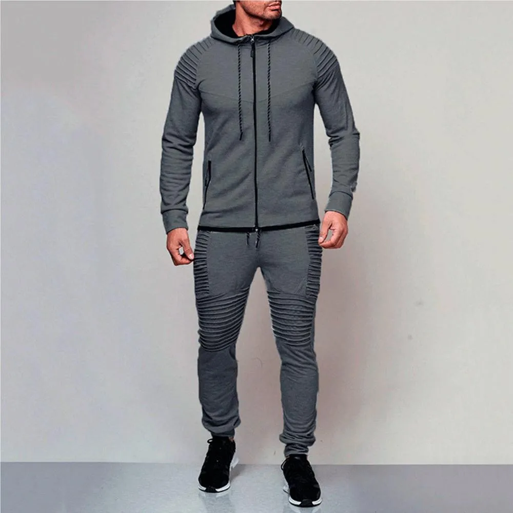 Full Zip Hooded Jumpsuit Cheap Tracksuits For Men - Buy Gym Tracksuits ...