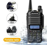 

10w long range handheld vhf uhf fm transceiver waterproof dual band radio IP67 handheld walkie talkie in pakistan baofeng uv 9r
