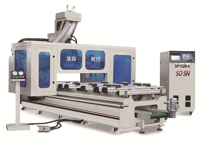 Ptp Woodworking Center Cnc Router Drilling Machine For 