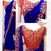 Heavy designer Partywear wedding fully border lace work saree with Embroidery work