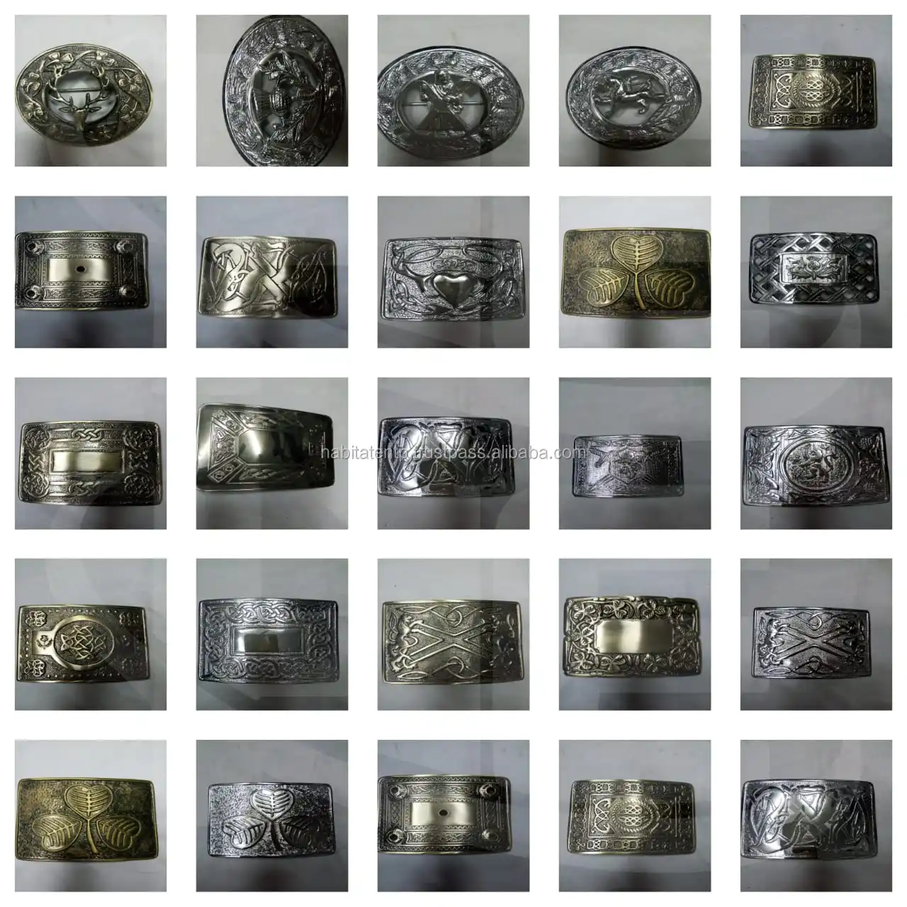 Custom Made Highland Scottish Kilt Pins In Chrome Finished Brooch Kilt