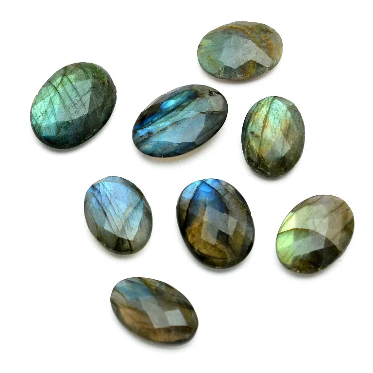 best quality labradorite oval faceted gemstone