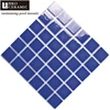 Ebro hotsale cobalt blue color ice crack ceramic mosaic swimming pool tiles prices 25x25mm 48x48mm
