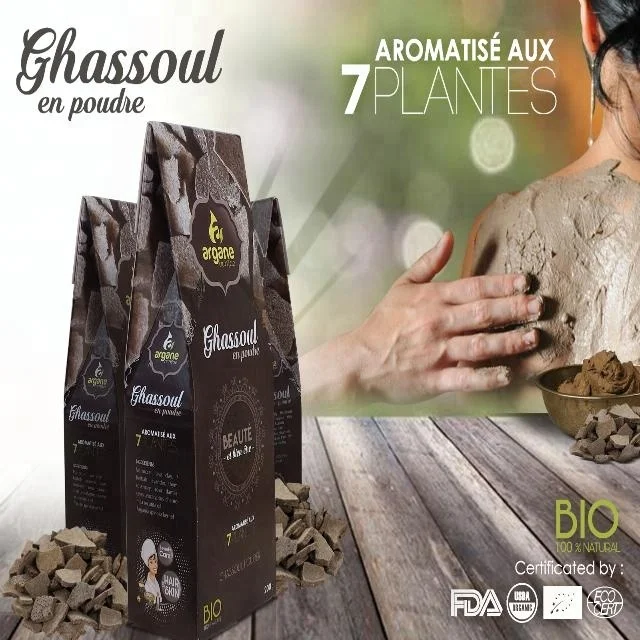 
Rhassoul Ghassoul Lava Clay for Body & Hair & Skin Care   Pure & Premium grade 